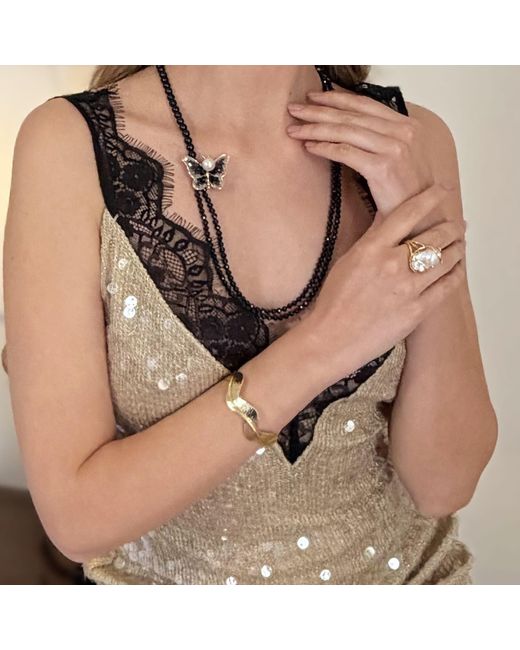 Farra Metallic Modern Style Bangle