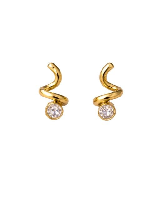 Lily Flo Jewellery Metallic As If You Ever Doubted Diamond Stud Earrings