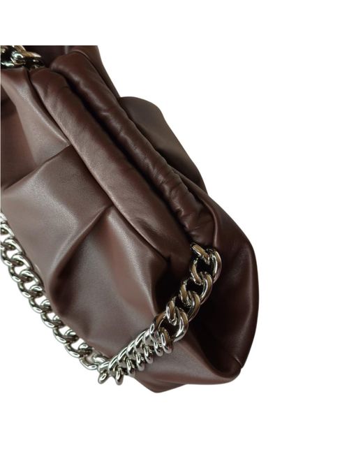 Ruj Heritage Brown Mini Puffy Bag Cioccolato Fondente