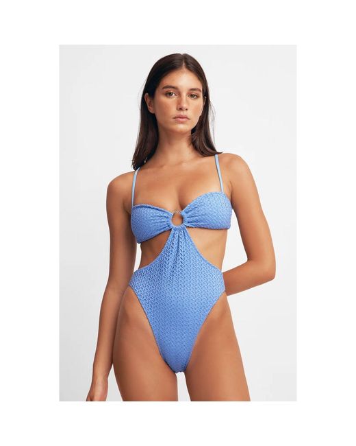 Blackbough Swim Blue Raya One Piece Oceania Crochet