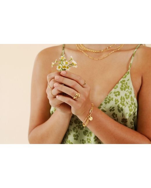 Leeada Jewelry Metallic Realm Dome Wrap Ring