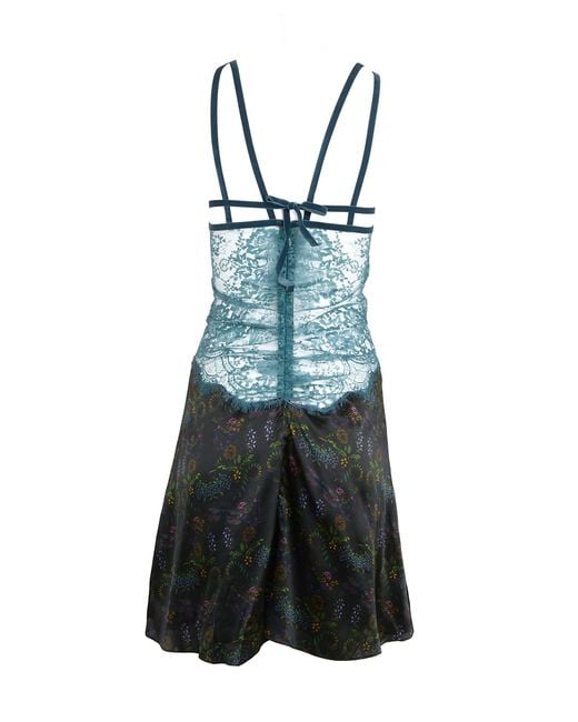 Natalia Petruch Blue Stella Silk Dress