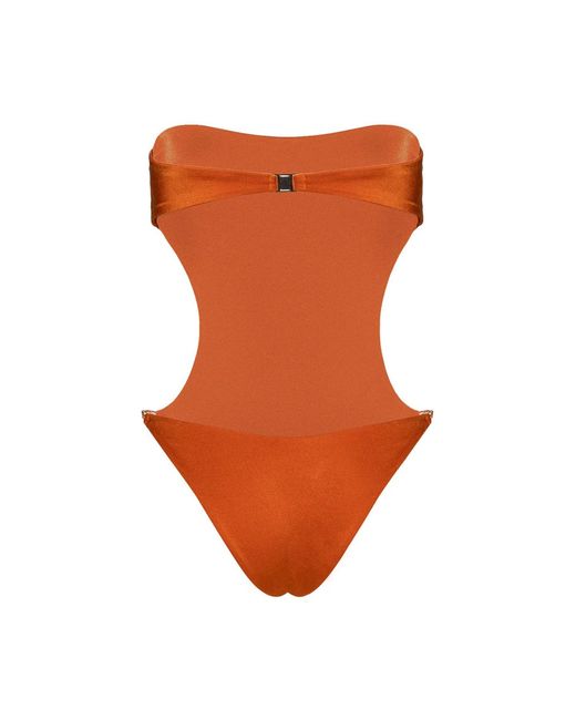 Cherina Beachwear Llc Orange Priyana Swimsuit