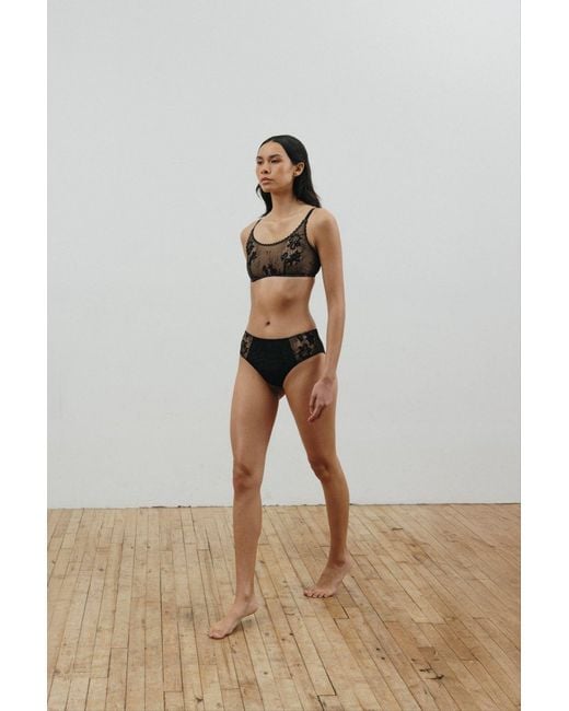 Verdant Intimates Brown Capsule Scoop Bra