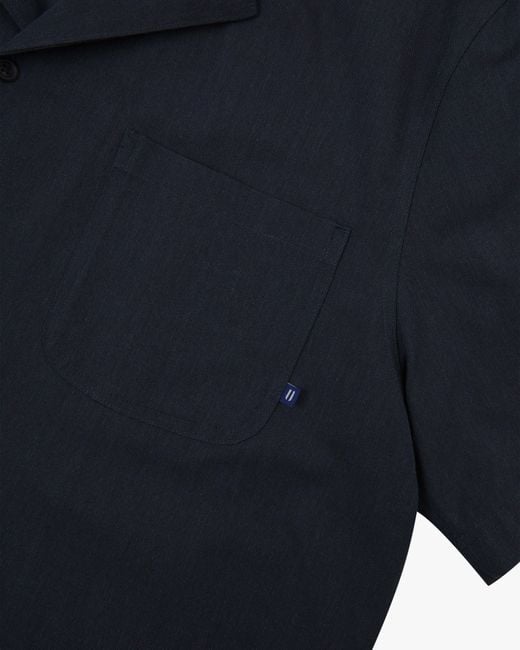 Uskees Blue Cuban Shirt for men