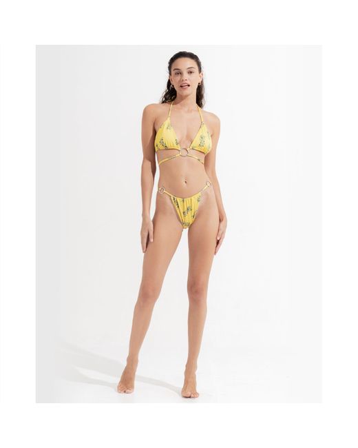 Morrato Bali Yellow Subash Bikini Top Persephone Frouta