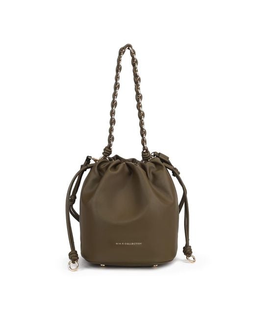 Mkf Collection - J'omor Brown Paityn Bucket Bag