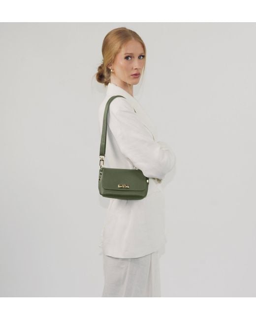 Apatchy London Green The Maisie Mini Leather Bag
