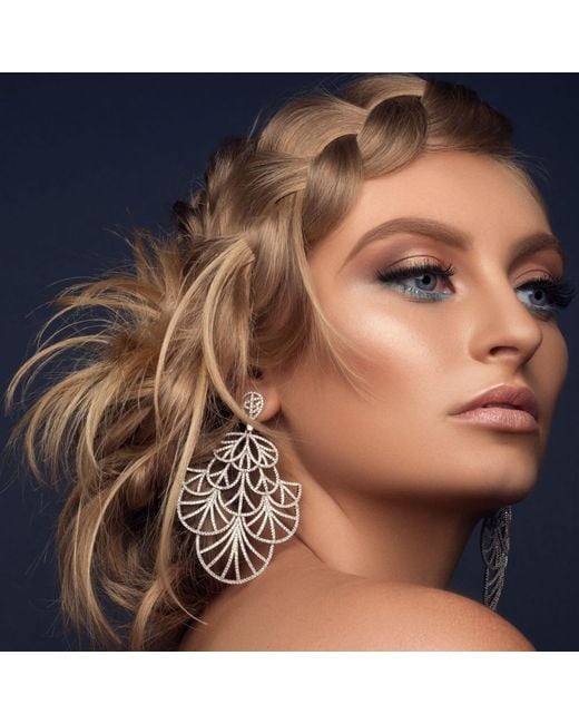 Stephanie Browne Australia Metallic Geisha Earrings