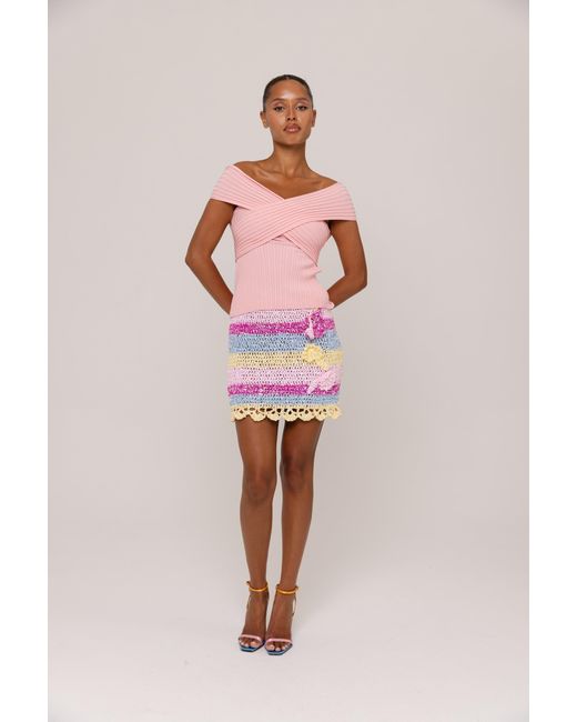 Andreeva Pink Lily Light Knit Top