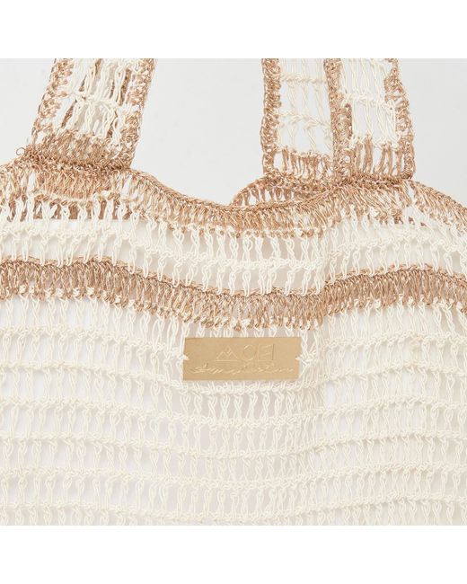 ARMS OF EVE Natural Lani Beach Bag