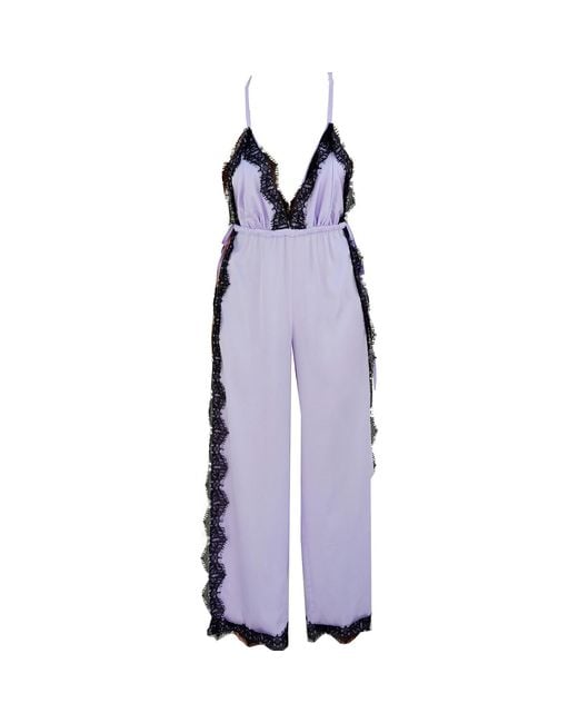 Noblesse Oblige Purple Pop Open Side Romper