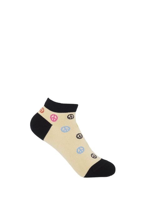 Peper Harow - Made in England Black Neutrals Peace Luxury Crew & Trainer Socks Bundle