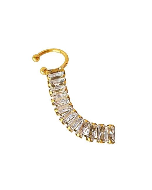 Smilla Brav Metallic Zirconia Ear Cuff