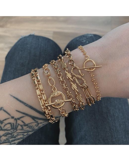 IN CAUDA VENENUM Metallic Andromaque Bracelet