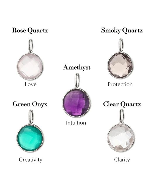 Goddess Charms Metallic Goddess Of Creativity Necklace Set