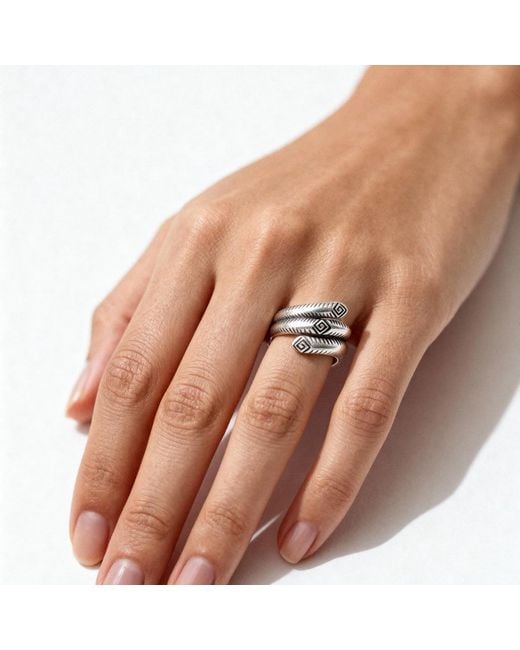 By Virgo White Boho Ring