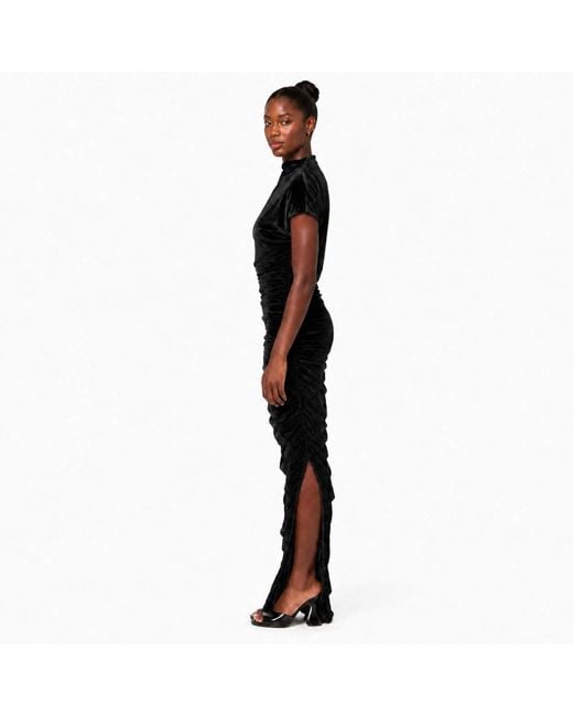 Chuks Collins Black Angelina Cocktail Gown
