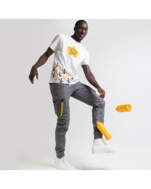 Chuks Collins Gray Crotona Cargo Pants – Accent for men