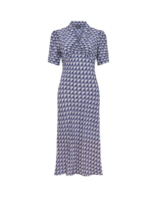 Pretty Eccentric Blue Mabel Dress