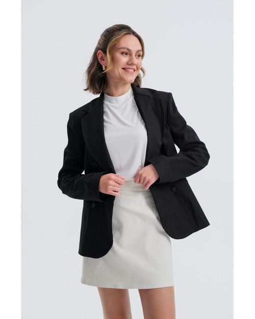 Baltér Black Capri Noir Blazer