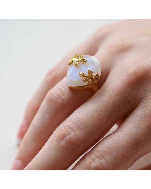 GEM BAZAAR Metallic Lace Ring