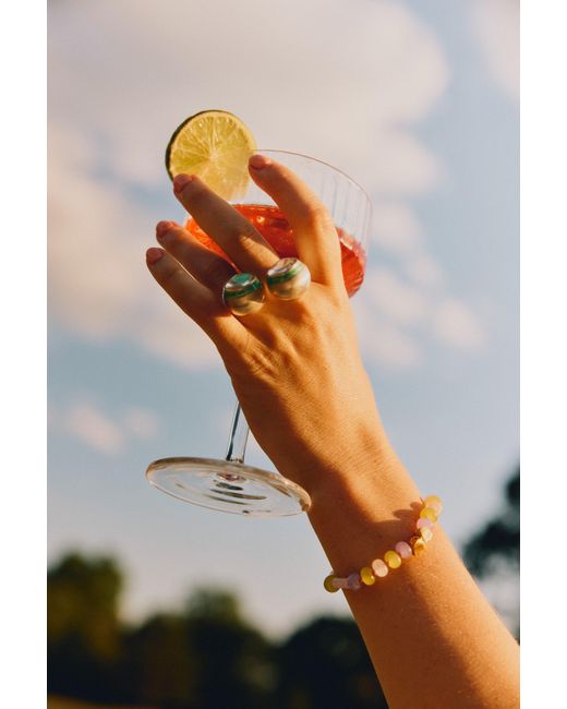 Après Youth Metallic 'Spud' Beaded Friendship Bracelet