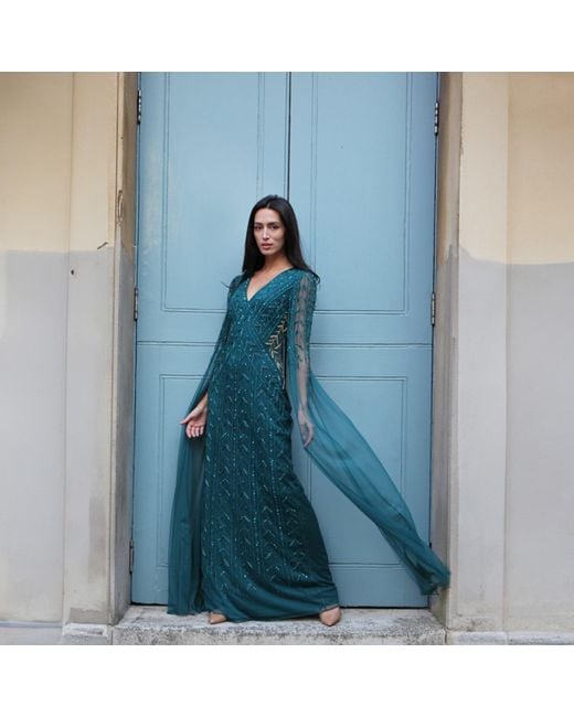 Raishma Blue Ariella Gown