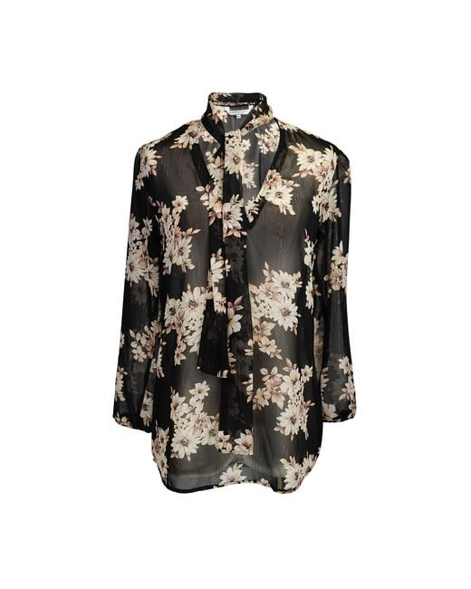 Jennafer Grace Natural Liza Tie Blouse