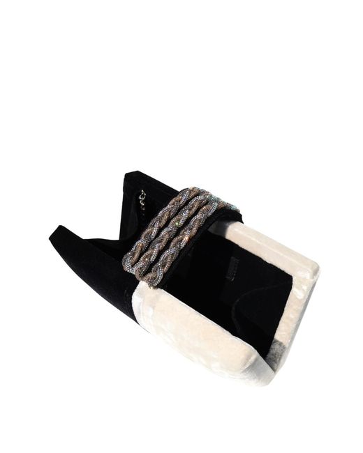 Simitri Black Tuxedo Clutch