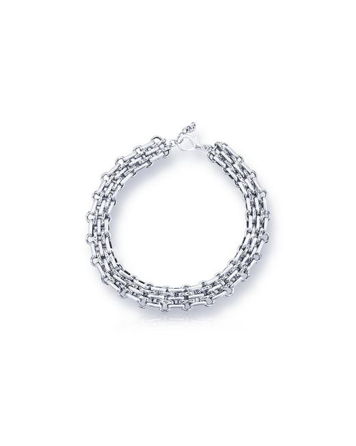 Bayemeyc Metallic Renaissance Chain Choker Necklace