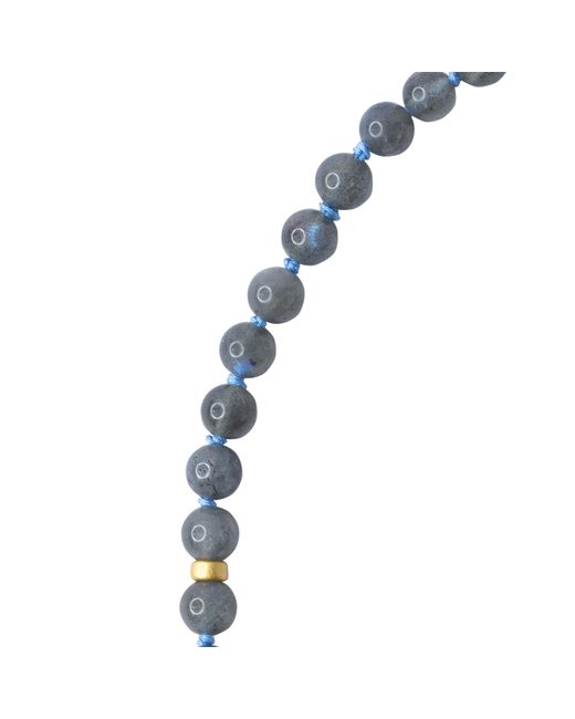 Bombyx House Metallic Labradorite Bead Necklace