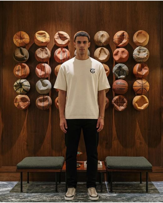 The Gt Atelier Natural Neutrals Graphic T-Shirt for men