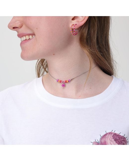Pinnole Red Earrings