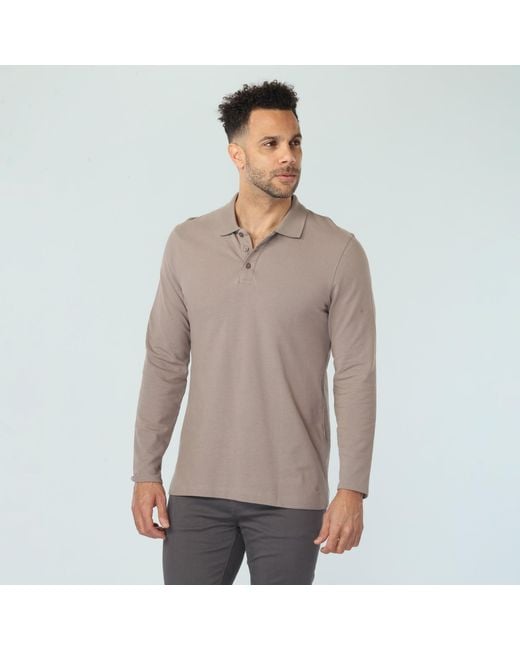 Vustra Gray Driftwood Polo for men