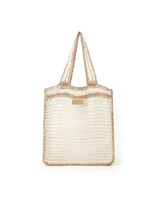 ARMS OF EVE Natural Lani Beach Bag