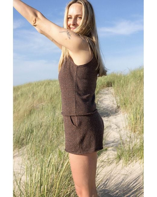 SALANIDA Brown Sabbia Shorts Chocolate