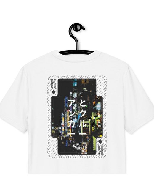 Anchor and Crew White Two Japan Gurafiku Organic Cotton T-Shirt for men