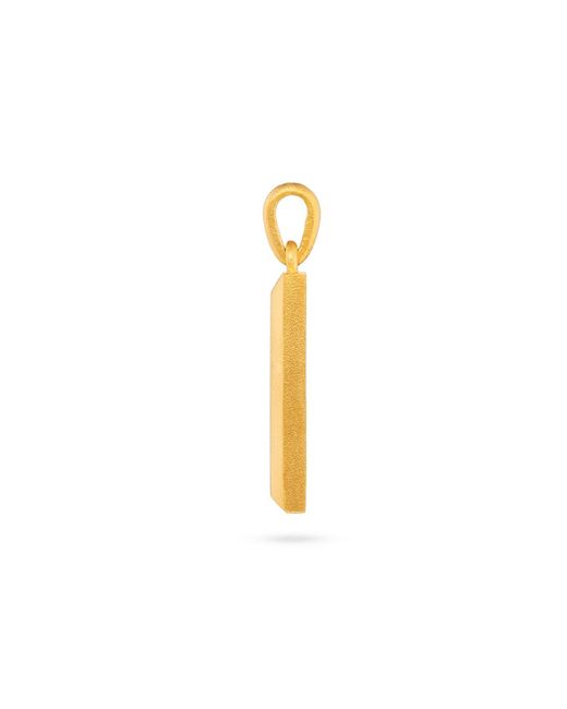 7879 Metallic Bullion Bar Pendant
