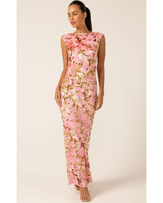 SACHA DRAKE Pink Heavenly Heights Maxi Dress