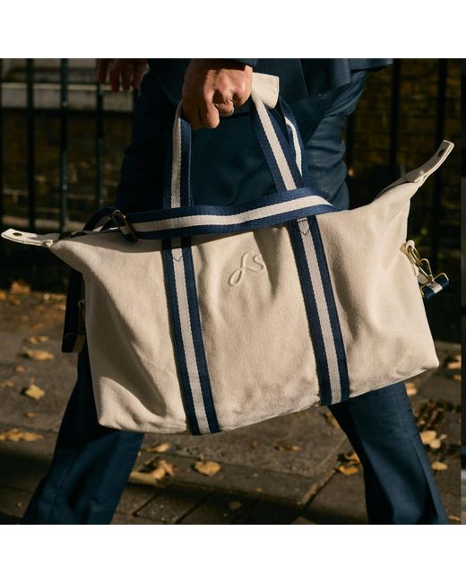 Fenella Smith Blue Cream Bodhi Explorer Duffle Bag
