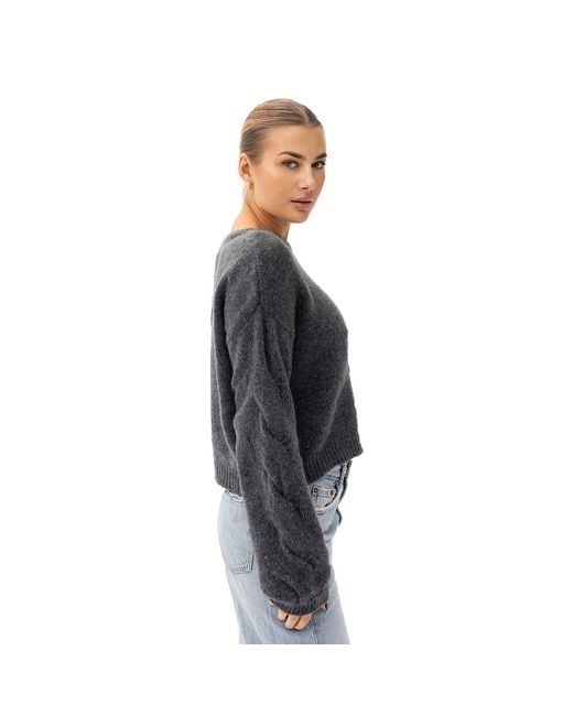 Mandragora Gray Wool And Baby Alpaca Sweater