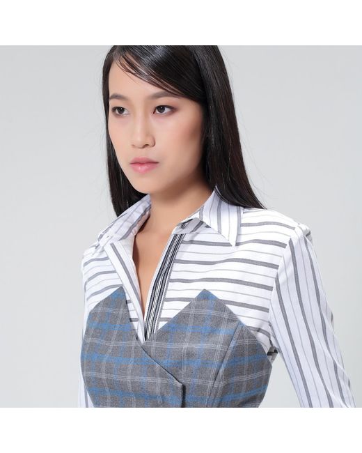 Smart and Joy Blue Stripe Shirt