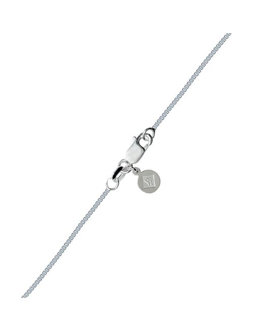 Edge Only Metallic Letter Pendant "D" Initial Necklace Sterling for men