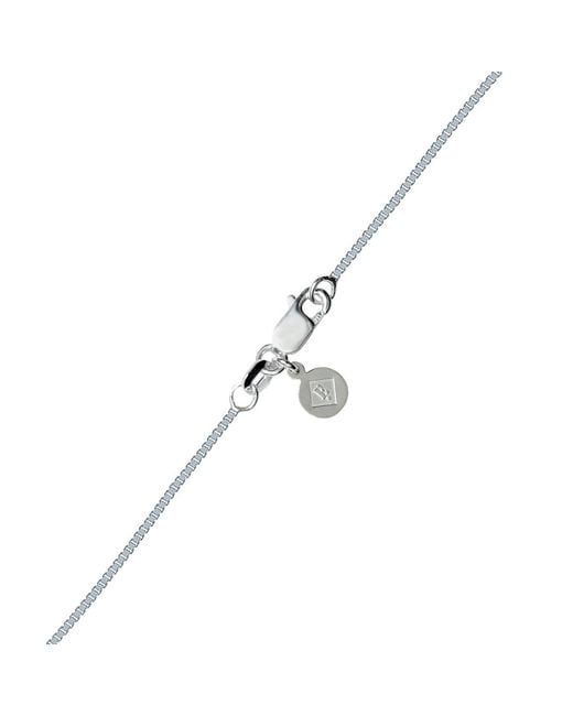 Edge Only Metallic Letter Pendant "U" Initial Necklace Sterling for men