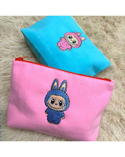 Lilly Loves Blue Monster Inspired Travel Pouch