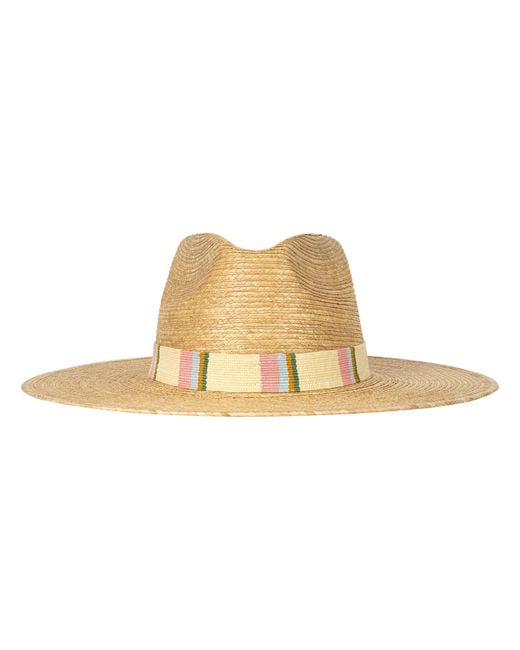 SUNSHINE TIENDA Natural Mariella Palm Hat