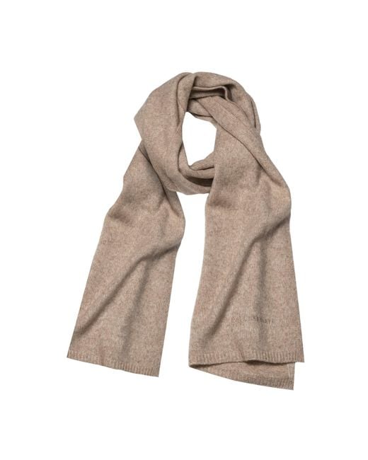 Bel Cashmere Natural Neutrals Big Knitted Cashmere Scarf Jaspe