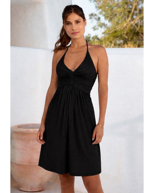 Chic by Lirette Black Short Halter Dress Natural