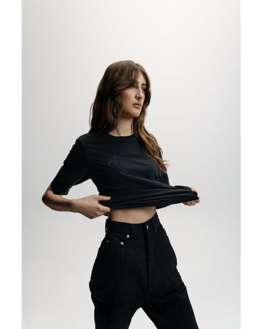 Galleriadele Black The Short-Sleeve Skull T-Shirt